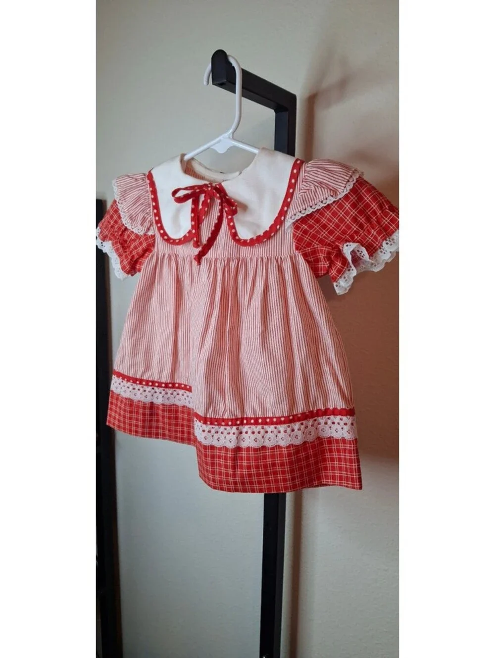 Vintage Sears Girls Frilly Dress 20-25 lbs